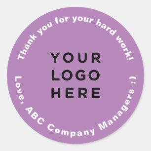 Sticker Rond Cadeaux Jour d'Appréciation des employés du Merci 
