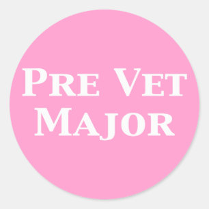 Sticker Rond Cadeaux majeurs pré-vétérinaire