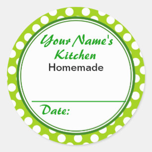 Sticker Rond Cadeaux personnalisés pour boulangers Votre cuisin
