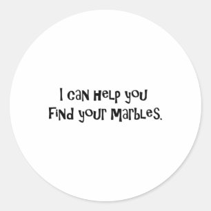 Sticker Rond Cadeaux pour psychiatres