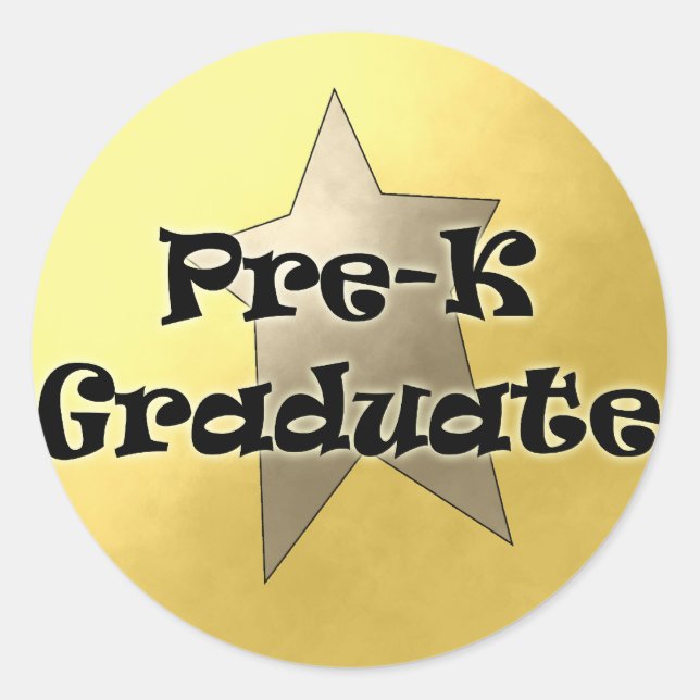 Sticker Rond Cadeaux pré-K (Devant)