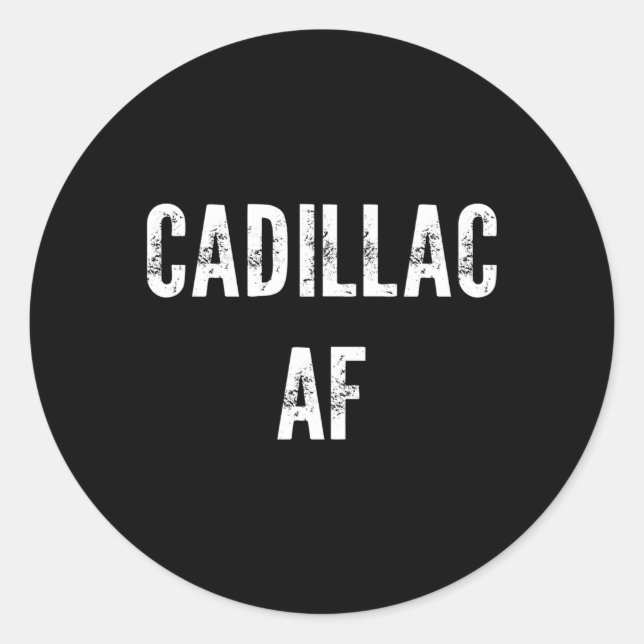 Sticker Rond Cadillac Af (Devant)