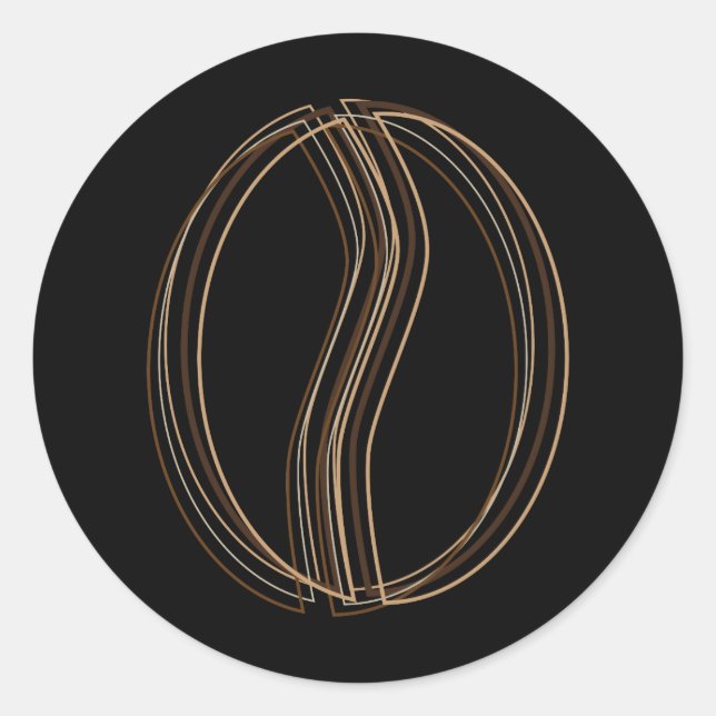 Sticker Rond café (Devant)