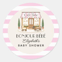 Café Français Paris Bébé Fille Baby Shower