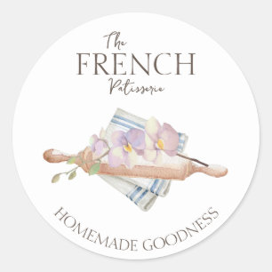 Sticker Rond Café Patisserie Boulangerie Business
