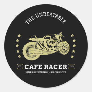 Sticker Rond Cafe Racer - Édition 1989 Modifier
