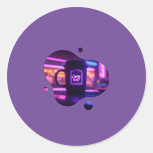 Sticker Rond café tous les jours