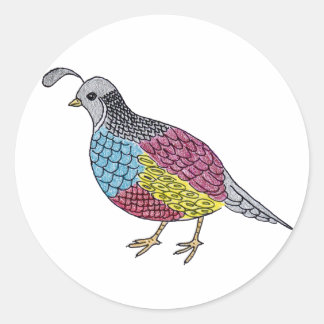 Sticker Rond caille
