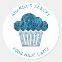 Cakes Sweets Cupcake Home Boulangerie 3D Blue Navy