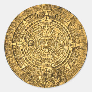 Sticker Rond calendrier maya