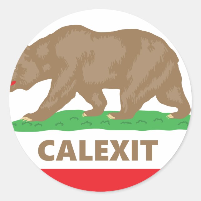 Sticker Rond Calexit (Devant)