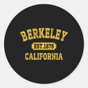 Sticker Rond Cali Berkeley Californie Ca Berkeley