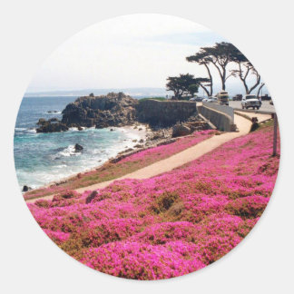 Sticker Rond Calif Pacific Grove-Monterey