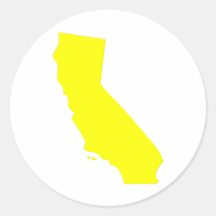 Sticker Rond Californie
