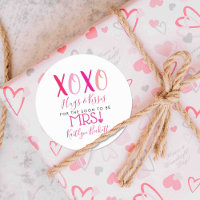 Câlins et baisers (XOXO) Saint-Valentin Réception