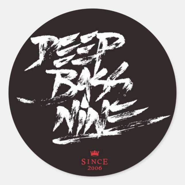Sticker Rond Calligraffiti Par Flixx (Devant)