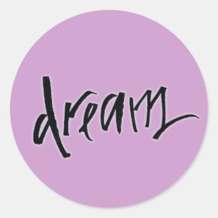 Sticker Rond calligraphie