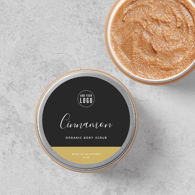 Sticker Rond Calligraphie Couleurs modifiables Contraste Étique (Créateur téléchargé)