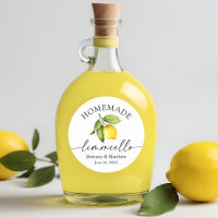 Calligraphie de Limoncello maison Aquarelle Citron