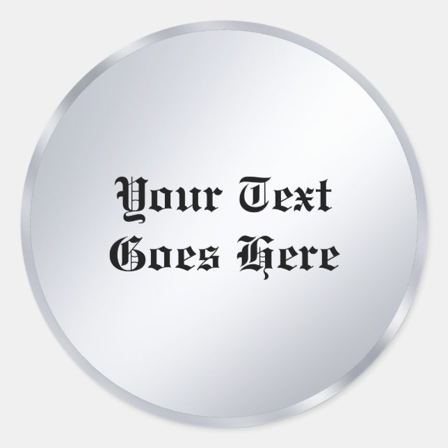 Sticker Rond Calligraphie de texte de style ancien de look arge (Devant)