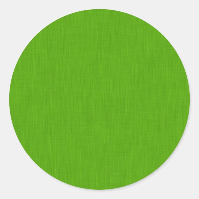 Sticker Rond Calm & simple lime green textured background  (Devant)