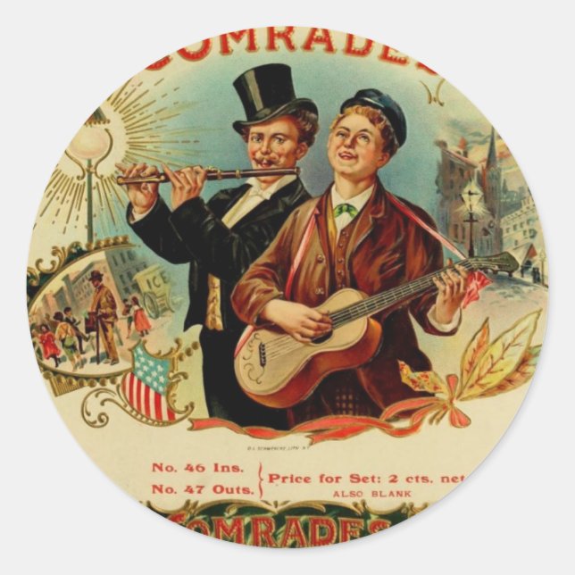Sticker Rond Camarades (Devant)