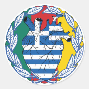 Sticker Rond Cameroun Indépendance grecque Cameroun