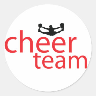 Sticker Rond Camion de Pom-pom girl