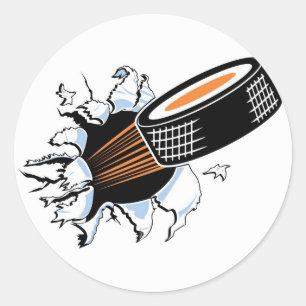 Sticker Rond Camion volant