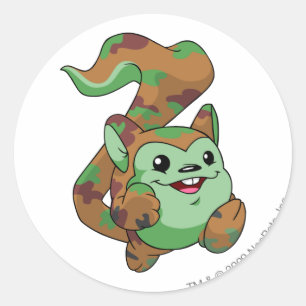 Sticker Rond Camouflage de Meerca