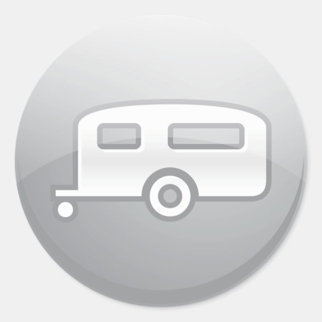Sticker Rond Camper Trailer (Devant)