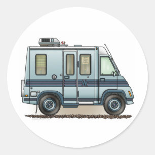 Sticker Rond Campeur rv de LeSharo de Winnebago