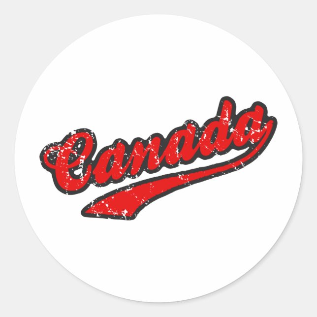 Sticker Rond Canada (Devant)