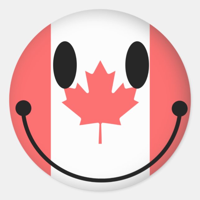 Sticker Rond Canada (Devant)
