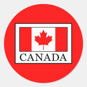 Sticker Rond Canada