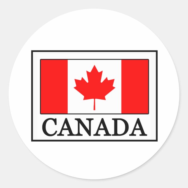 Sticker Rond Canada (Devant)
