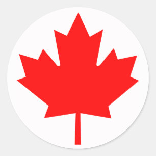 Sticker Rond Canada