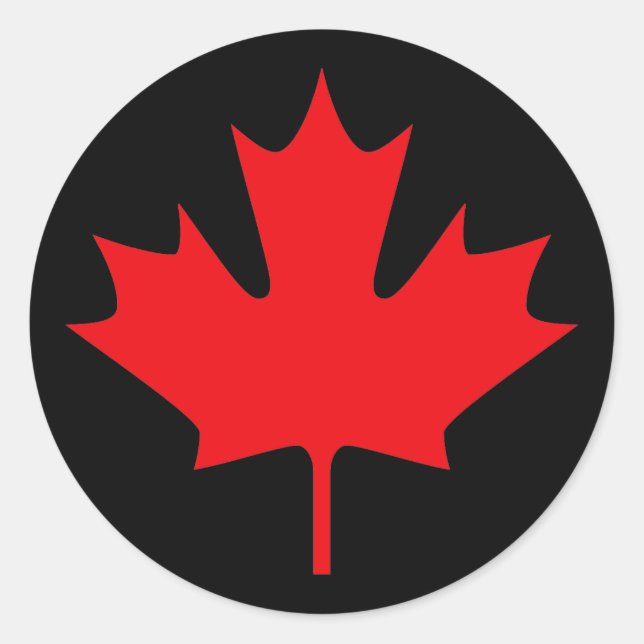 Sticker Rond Canada (Devant)