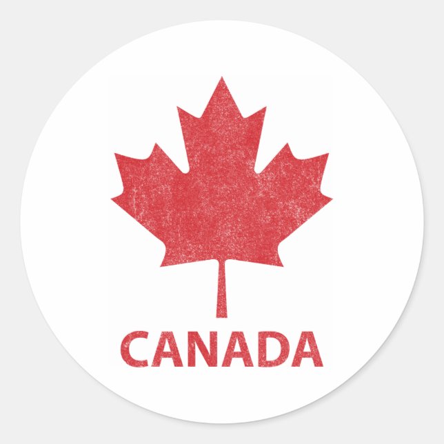 Sticker Rond Canada (Devant)