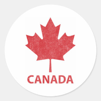 Sticker Rond Canada
