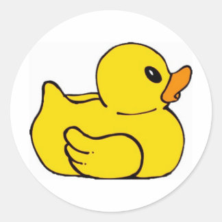 Sticker Rond Canard