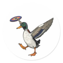 Canard de Disc Golfing Drôle d'Oiseau