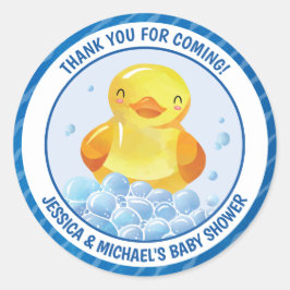Sticker Rond Canard en caoutchouc