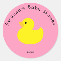 Canard jaune - Baby shower
