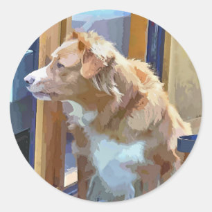 STICKER ROND CANAUX