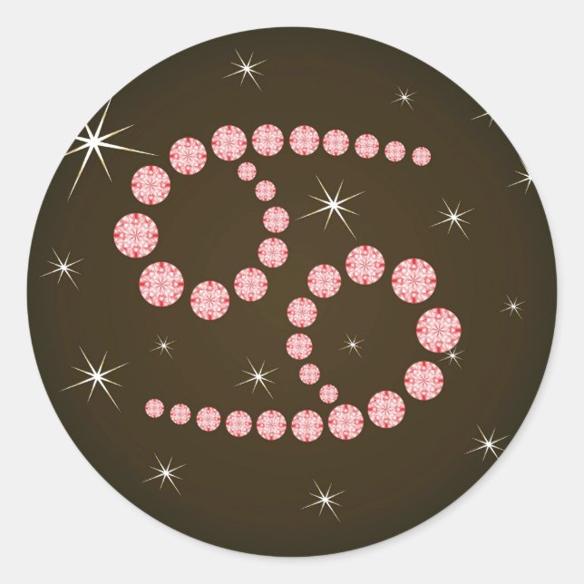 Sticker Rond Cancer 22 juin au 22 juillet (Devant)