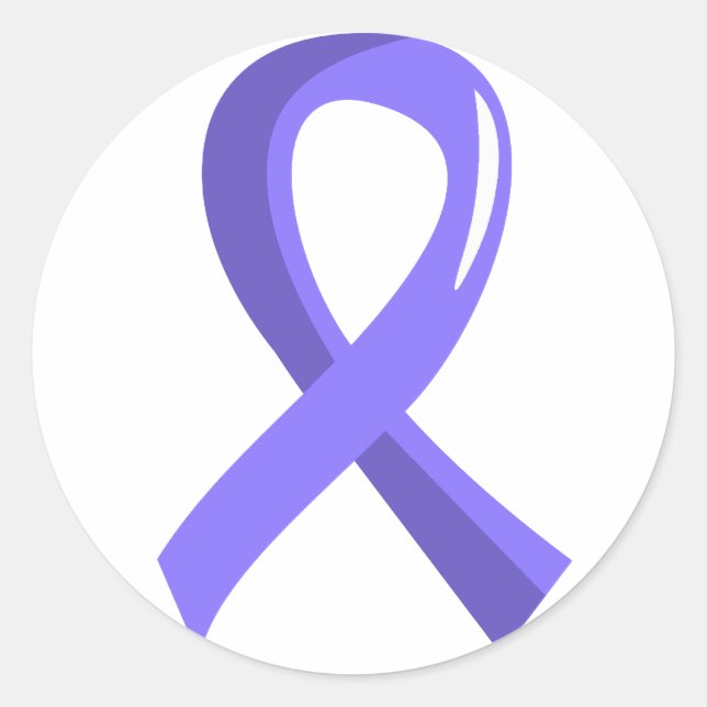 Sticker Rond Cancer de l'oesophage Ruban périphérique 3 (Devant)