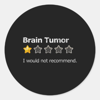 Sticker Rond Cancer du cerveau Cancer du cerveau