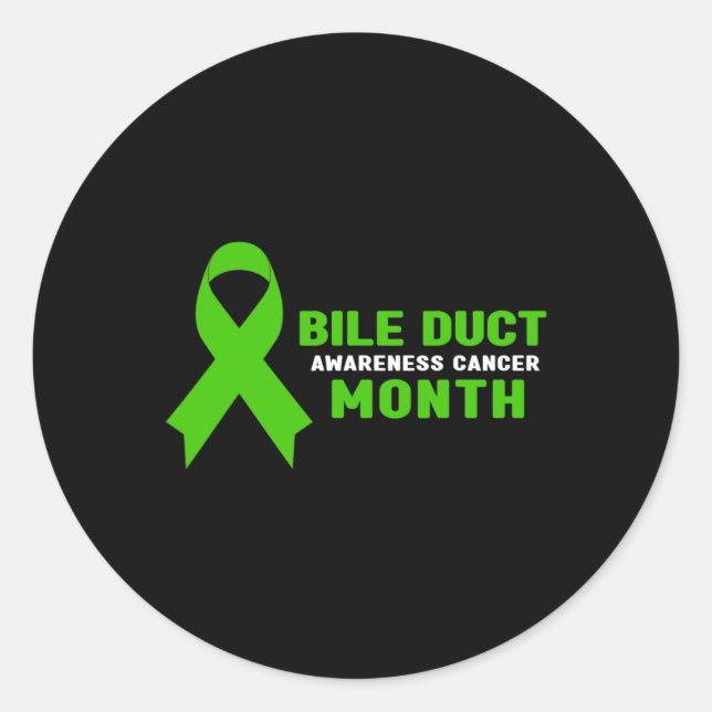 Sticker Rond Cancer du pouce - Mois de sensibilisation au cance (Devant)