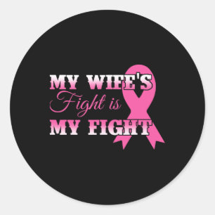 Sticker Rond Cancer Survivant Soutien Cancer du sein Sensibilis